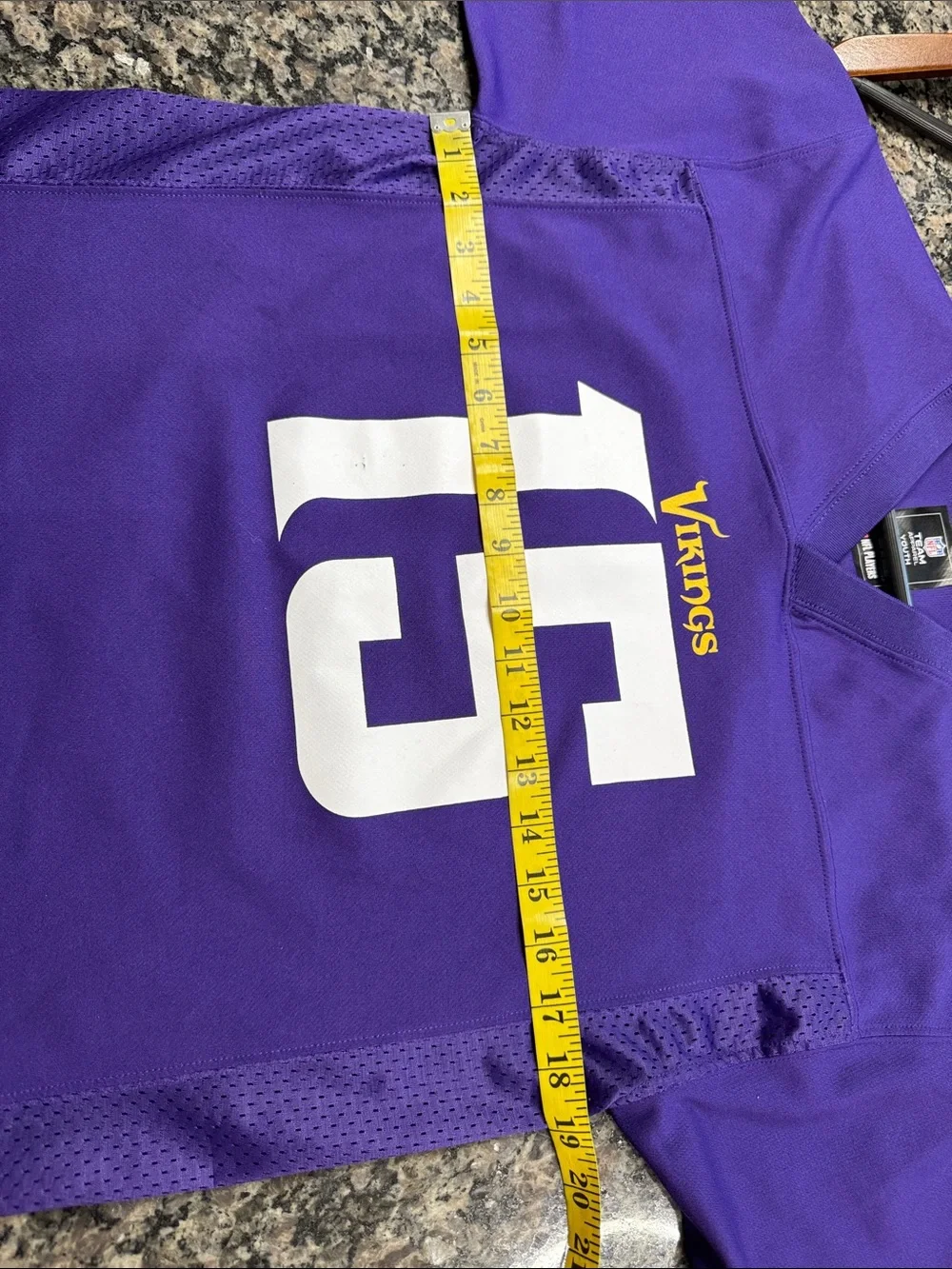 Minnesota Vikings #15 Jennings Purple Football Jersey